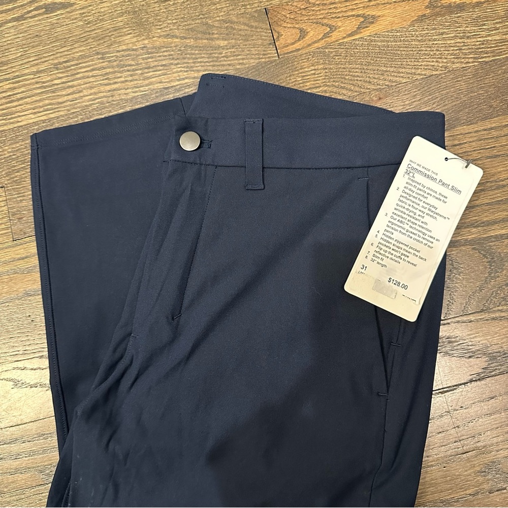 Lululemon Commission Pant Slim 31” x 32”